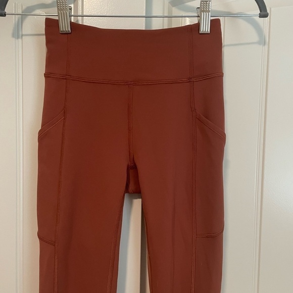 Lululemon Invigorate High-Rise Tight 28" Dark Terracotta size 2 - Picture 6 of 10